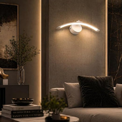 B&B Contemporary Curved LED Wall Light - Bliss and Birch