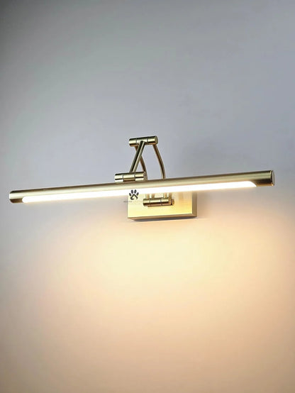B&B Premium Gold Adjustable LED Mirror Light