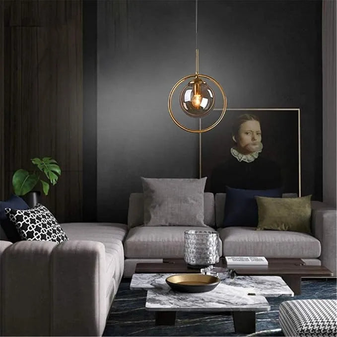 B&B Gold Hanging Light