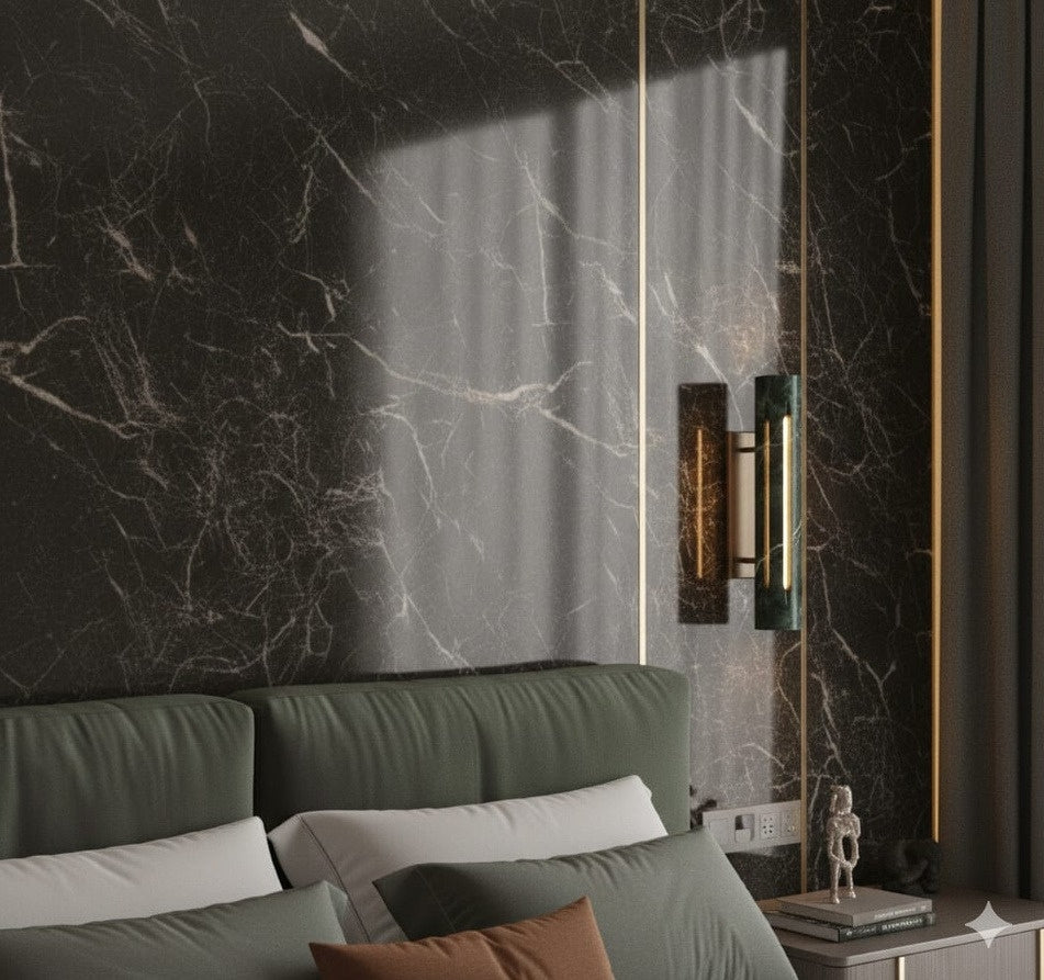 Cylo Marble Wall Lamp - Bliss and Birch