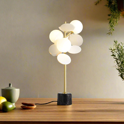 B&B Aurora Petal Cluster Table Lamp
