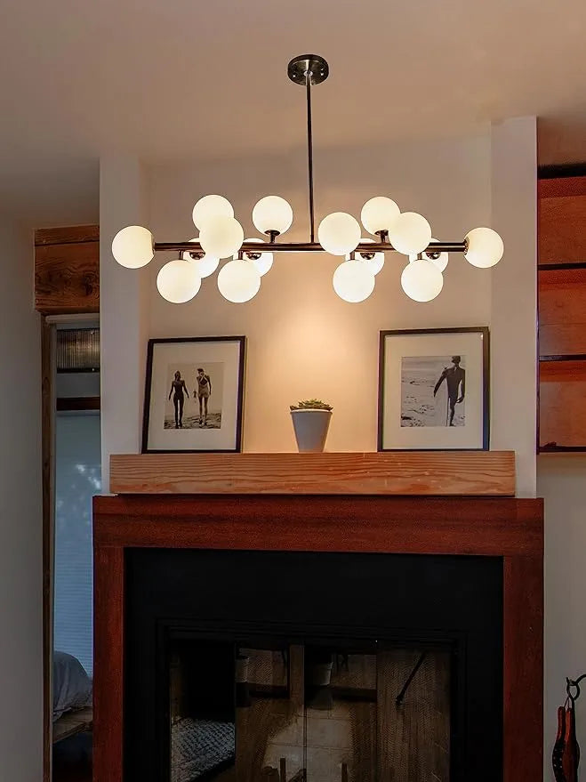 B&B Glass Modern Design Hanging Light