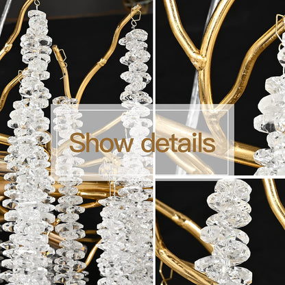 Majestic Layered Crystal Chandelier – Grand C‑Series