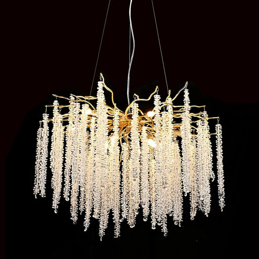 Majestic Layered Crystal Chandelier – Grand C‑Series