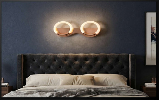 Supplier reference: Rose Gold 2-Light 9610/2W; Antique Brass variants differ