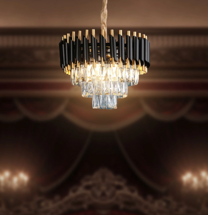 B&B LuxeGlow Crystal Chandelier - Bliss and Birch