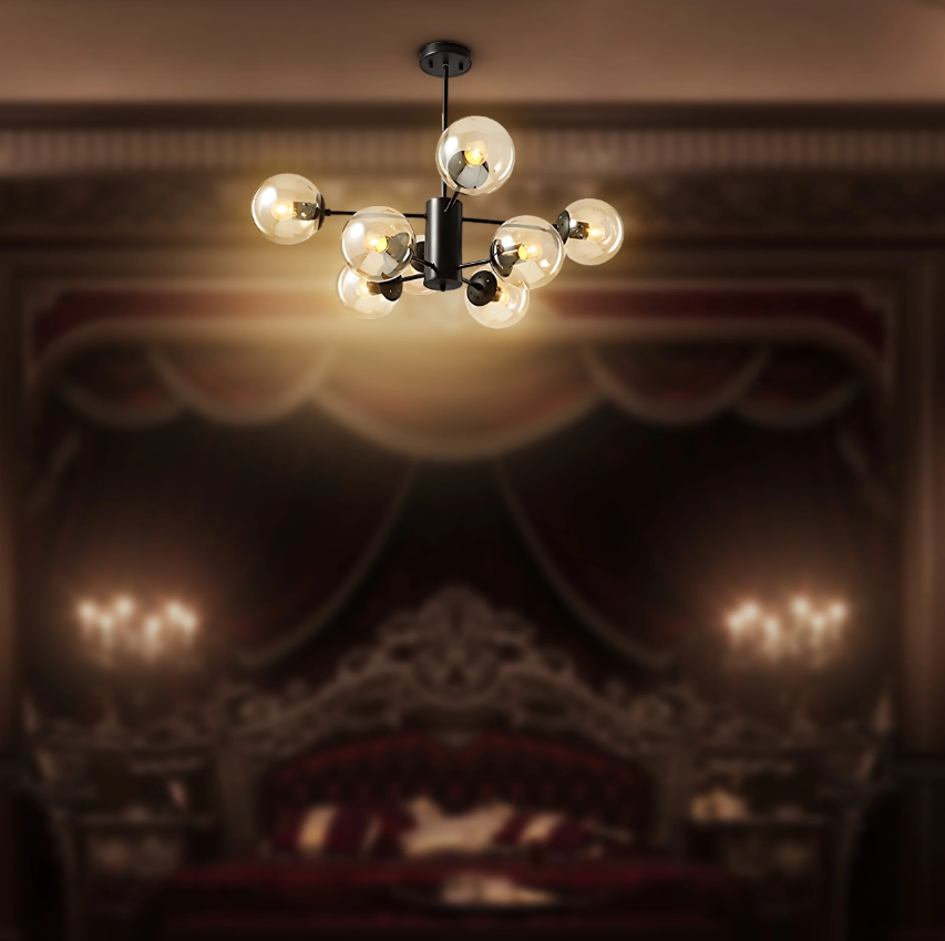 B&B Monochrome Elegance Chandelier