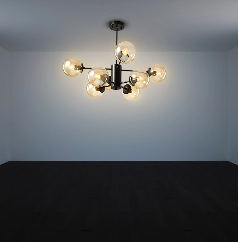 B&B Monochrome Elegance Chandelier