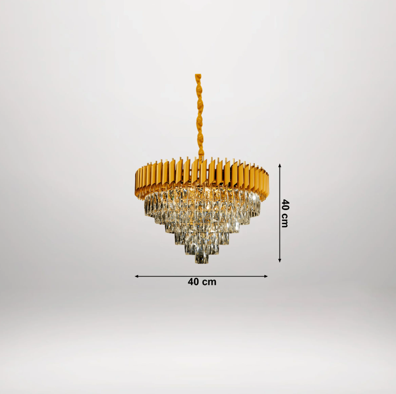 B&B Golden Glow Chandelier