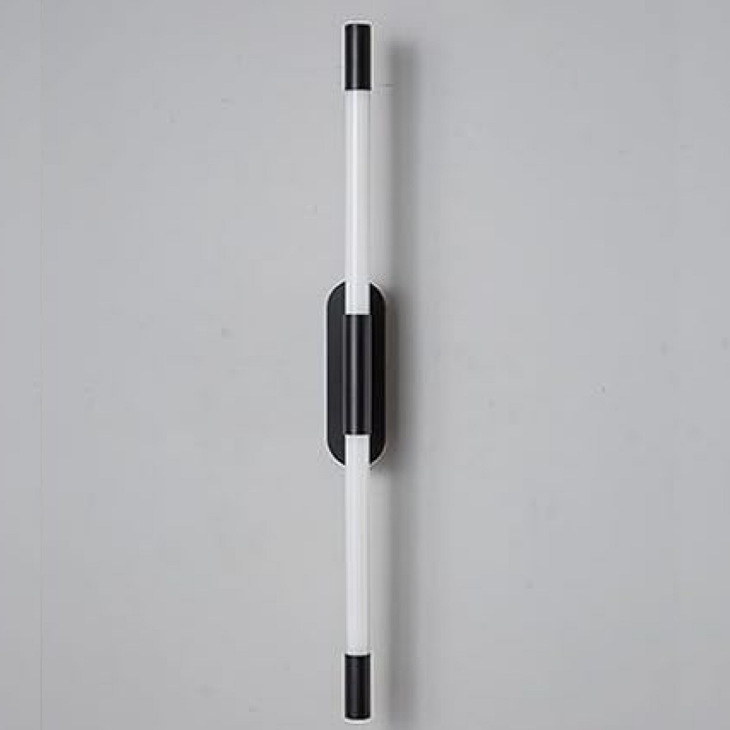 B&B Black Long Tube Wall Light