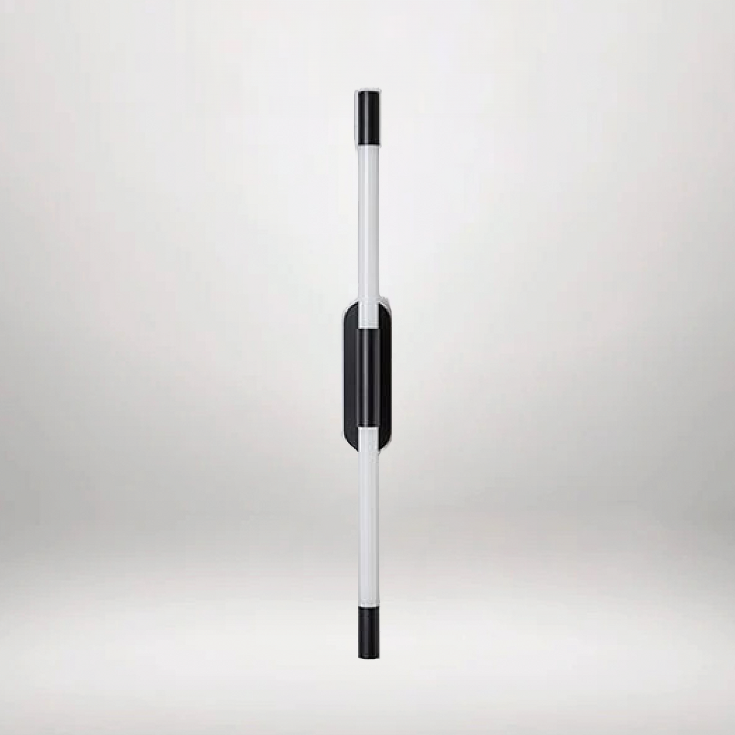 B&B Black Long Tube Wall Light