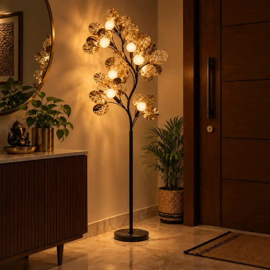 Bliss & Birch Branching Globe Decorative Floor Lamp