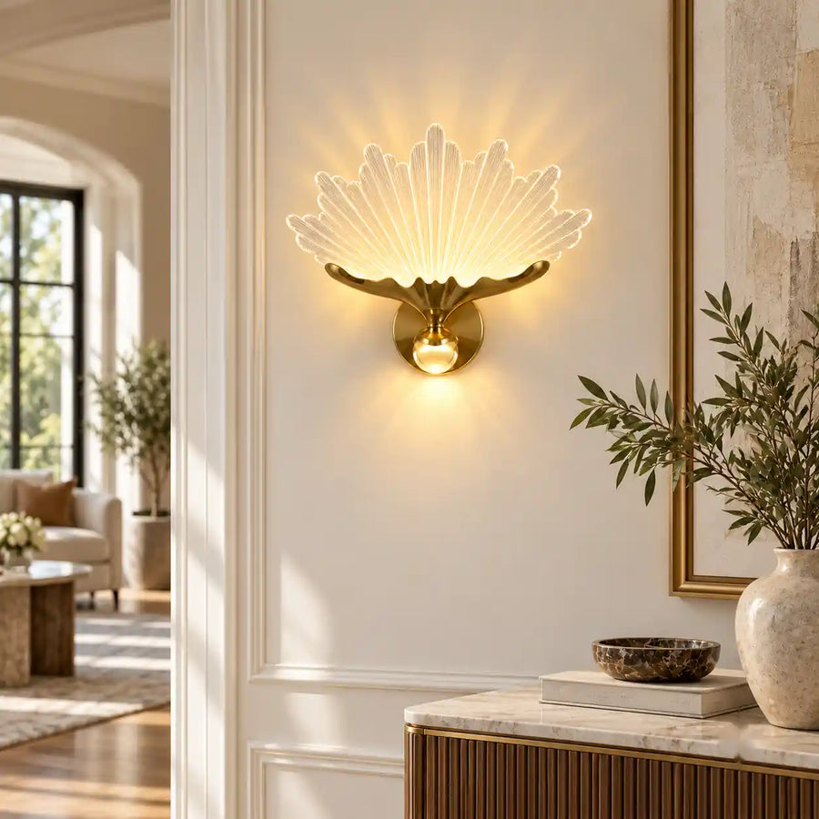 Daytime natural sunlight view of fixture turned off