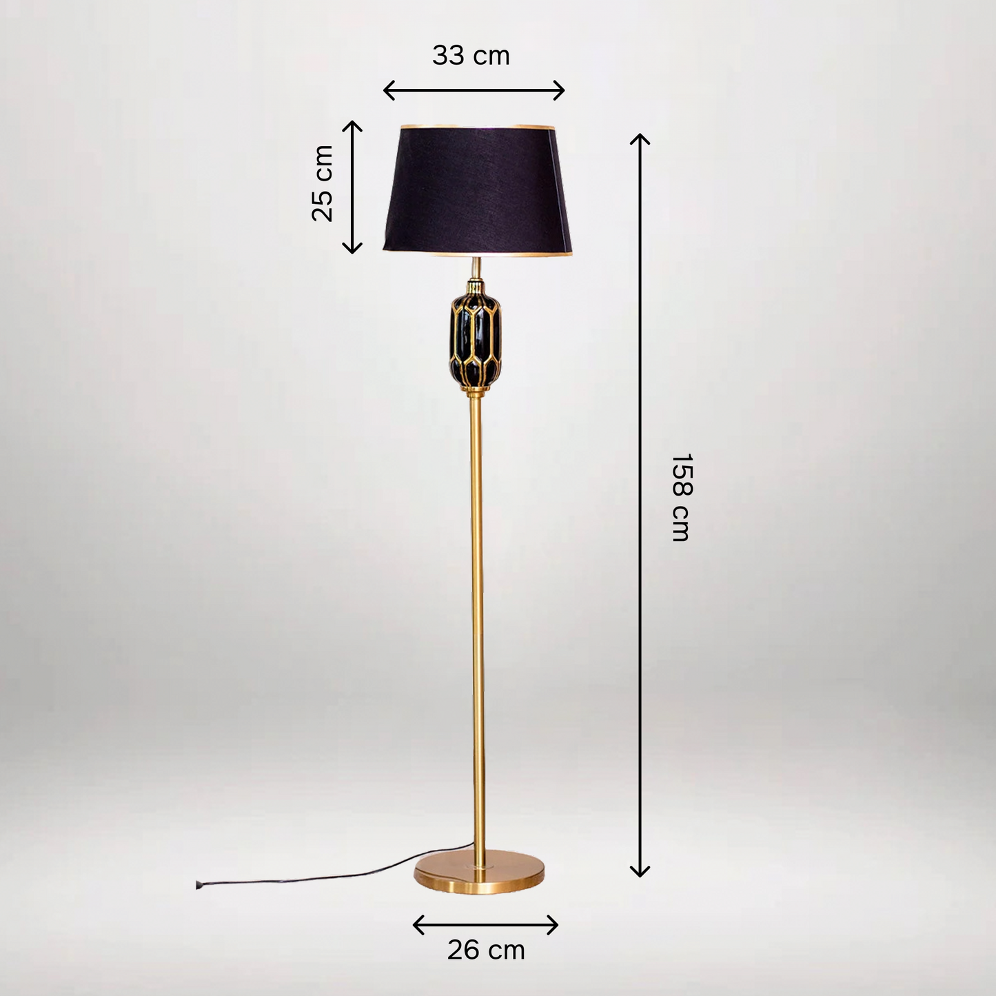 B&B Ceramic Floor Lamp