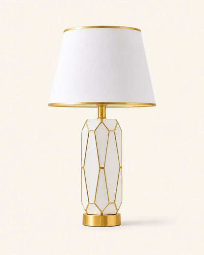 B&B Carter Faceted Body Ceramic Table Lamp - Bliss and Birch