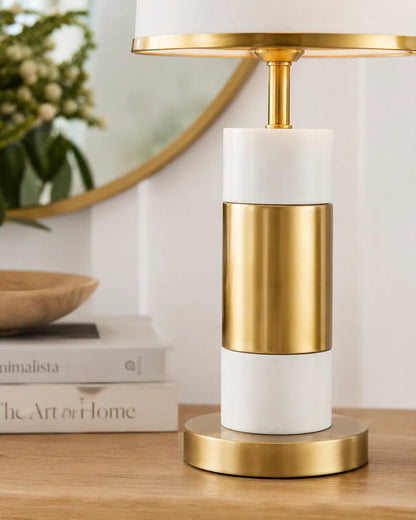 Krasen Grey & Bronze Table Lamp - Bliss and Birch