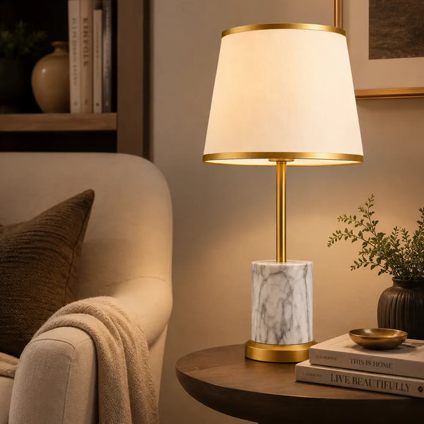 Modern Marble Texture Table Lamp