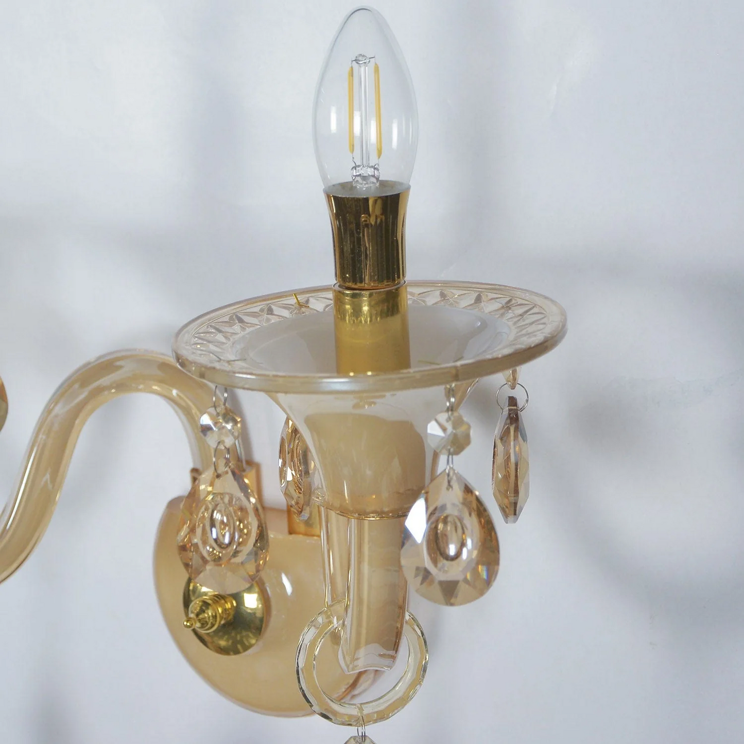 B&B Classic Amber Wall Light
