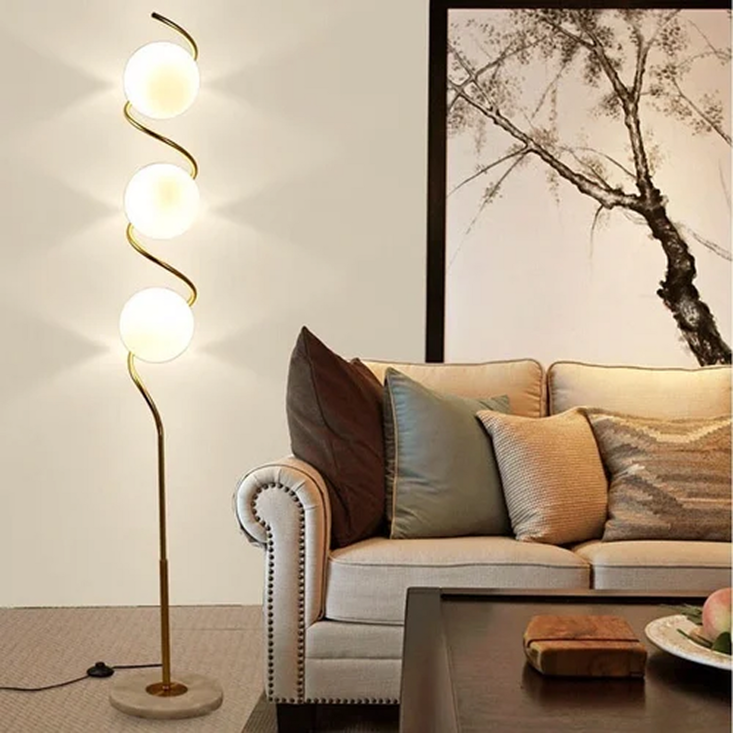 B&B Creative Spiral Floor Lamp