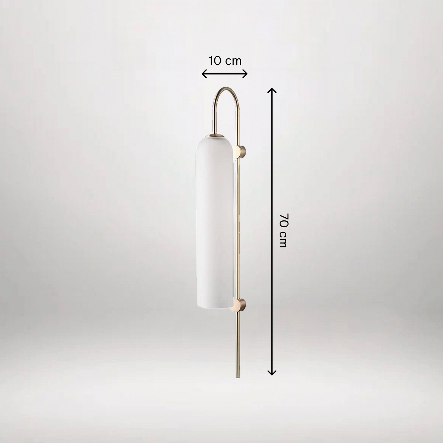B&B Designer Sunset Glass Wall Light