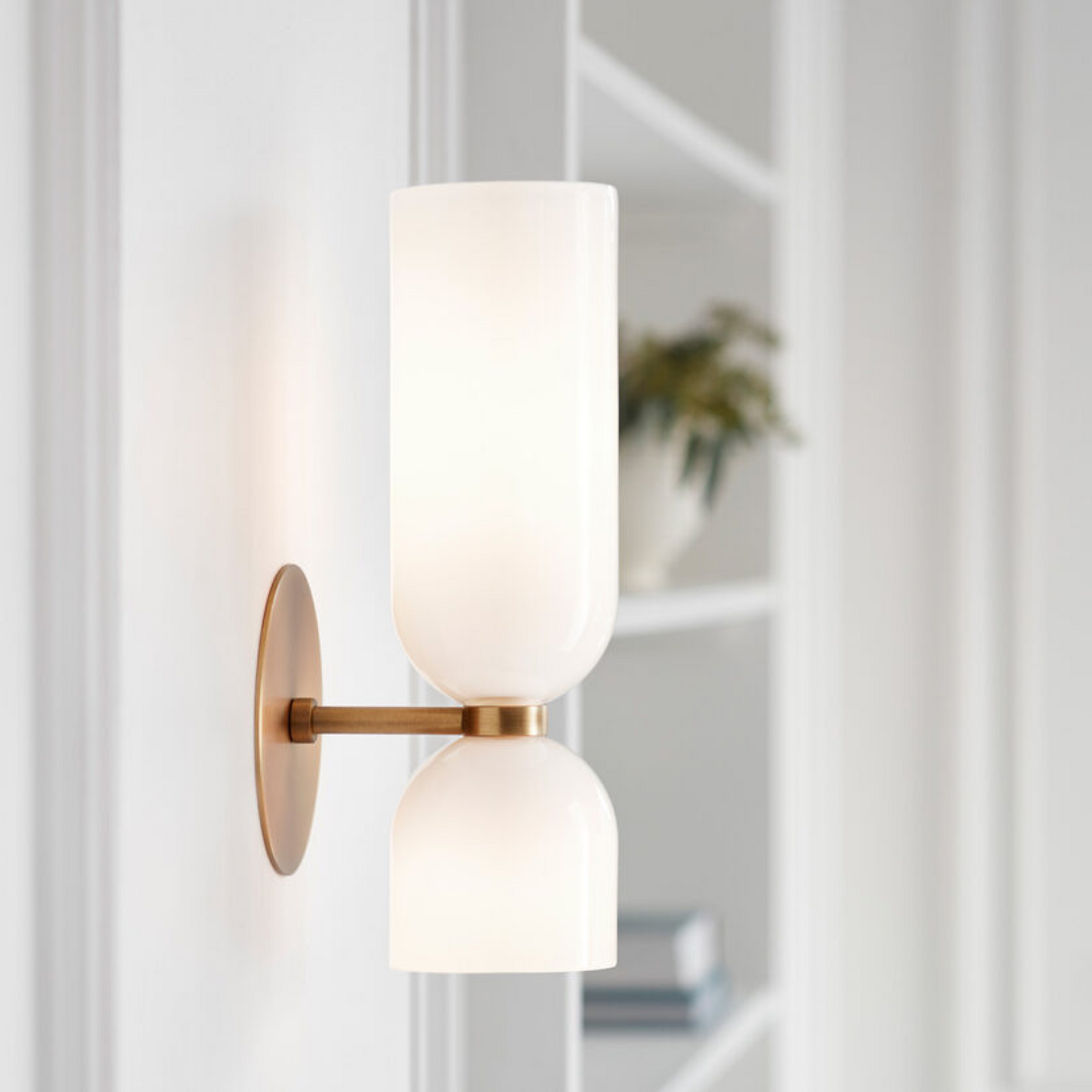 B&B Double Head Glass Wall Lamp LED Sconce