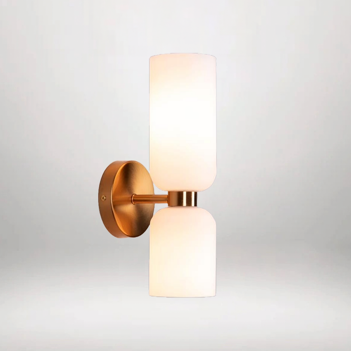 B&B Double Head Glass Wall Lamp LED Sconce