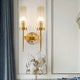 B&B Dual Modern Cylindrical Glass Light