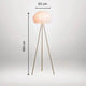 B&B Feather Floor Lamp - White