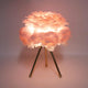 B&B Feather Leaf Table Lamp - Pink