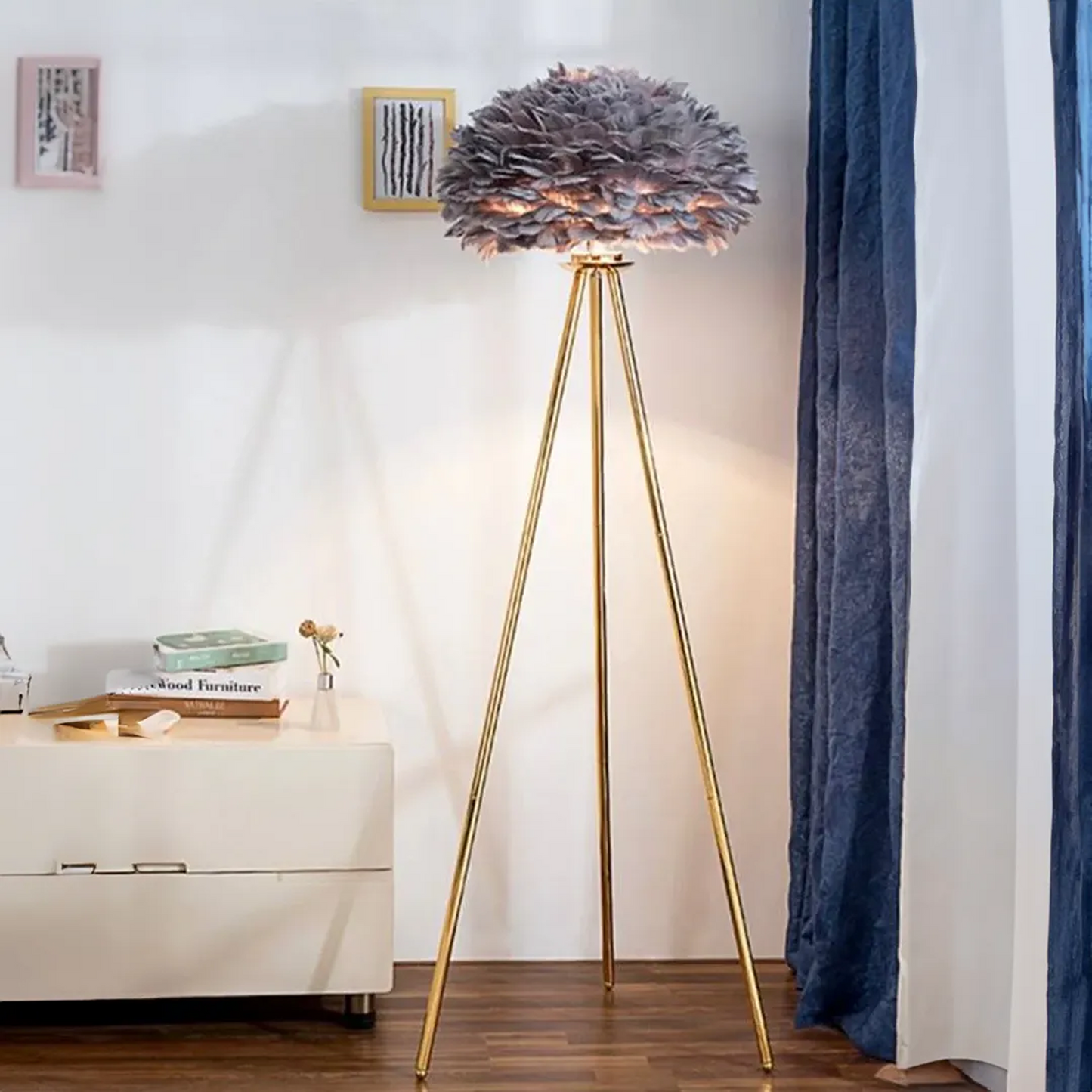 B&B Feather Floor Lamp