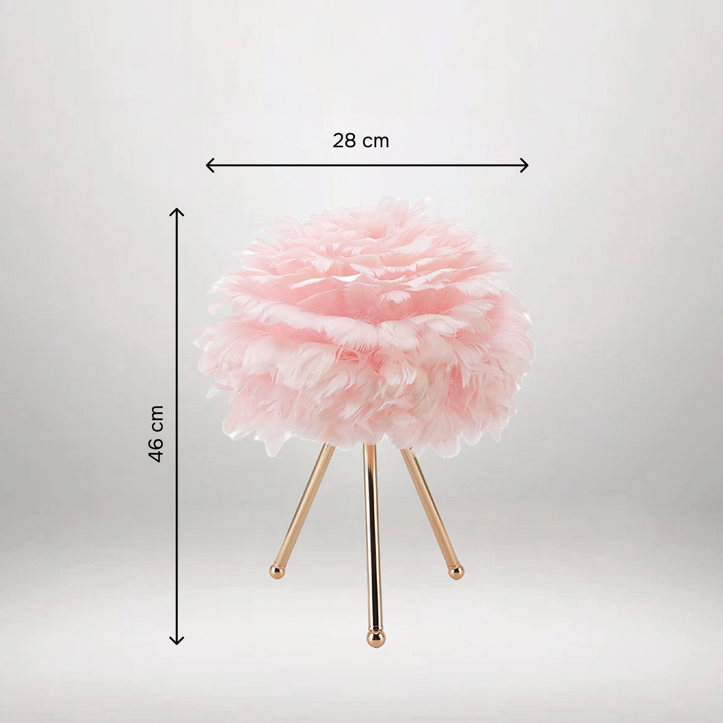 B&B Feather Leaf Table Lamp