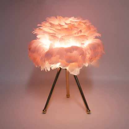 B&B Feather Leaf Table Lamp - Bliss and Birch