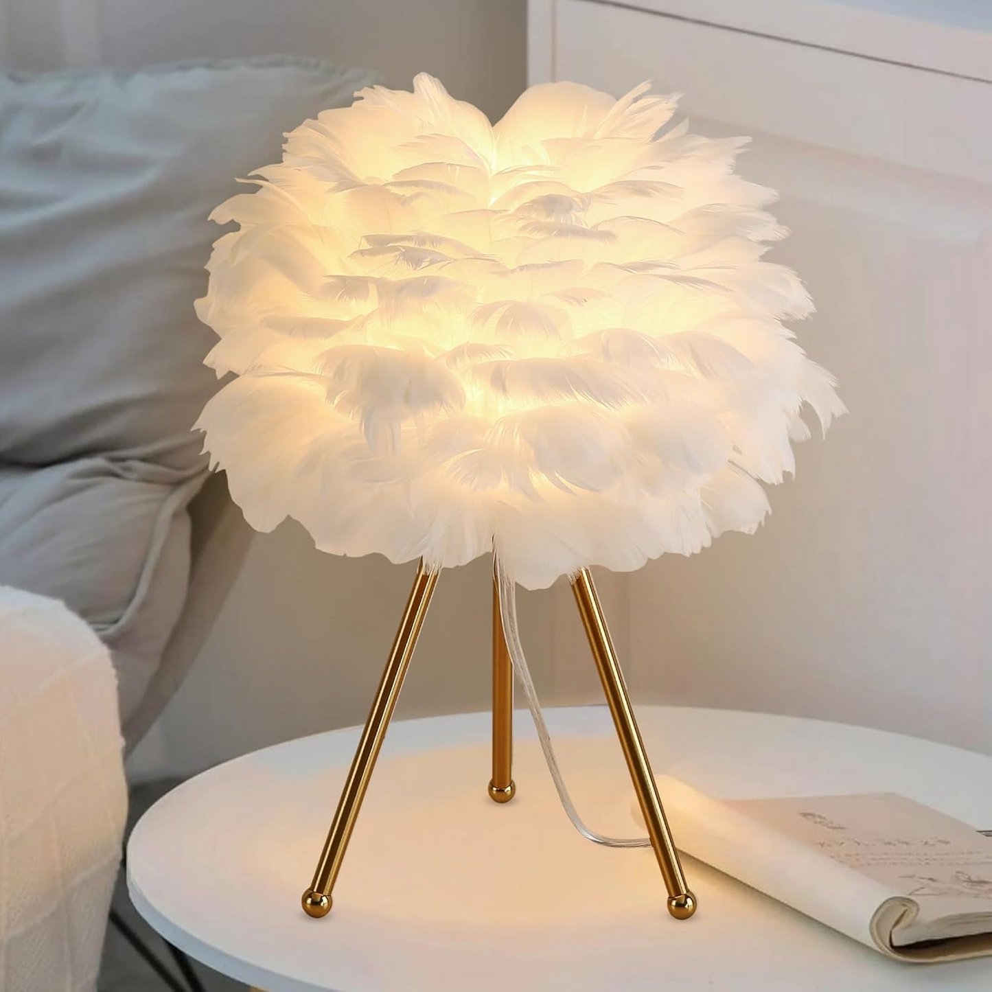 B&B Feather Leaf Table Lamp
