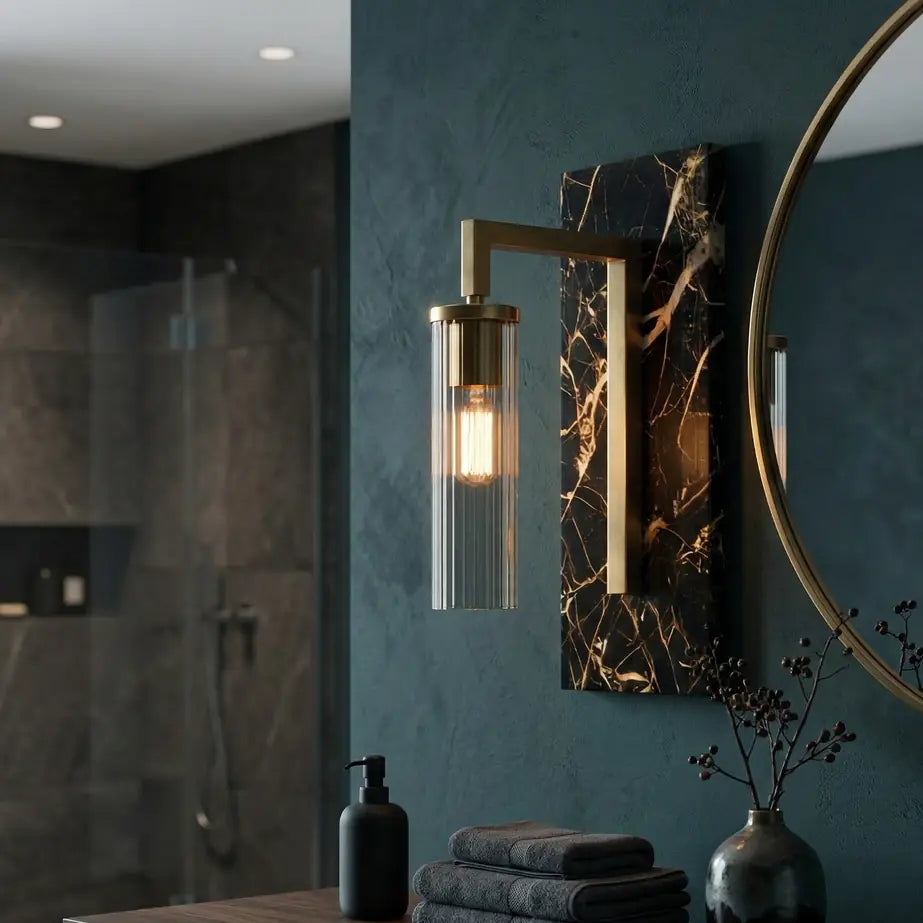 Black Lumina Marble Wall Lamp