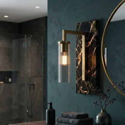 Black Lumina Marble Wall Lamp