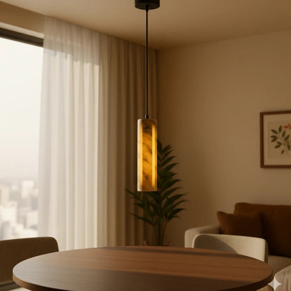 Marbella Marble-Texture Pendant Light - Bliss and Birch