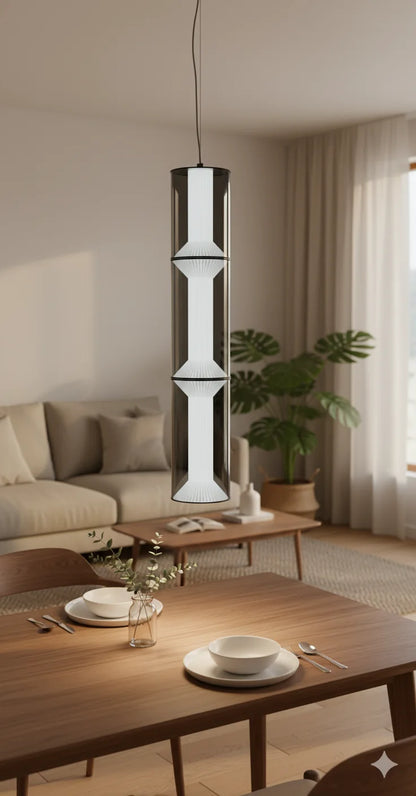 B&B Lumos Cylora Glass Pendant Light | Minimal Modern Design