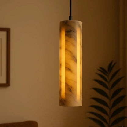 Marbella Marble-Texture Pendant Light - Bliss and Birch