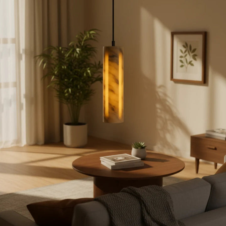 Marbella Marble-Texture Pendant Light