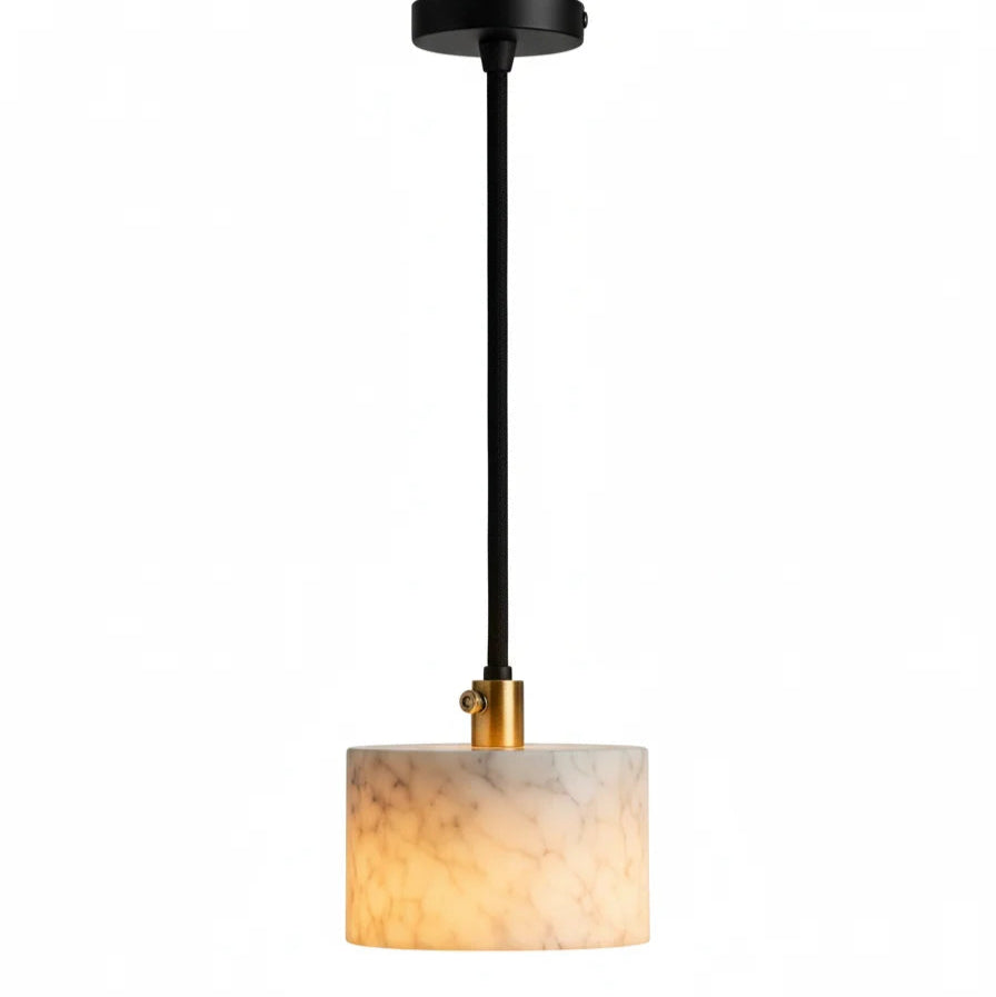B&B Marble Aura Round Pendant Light