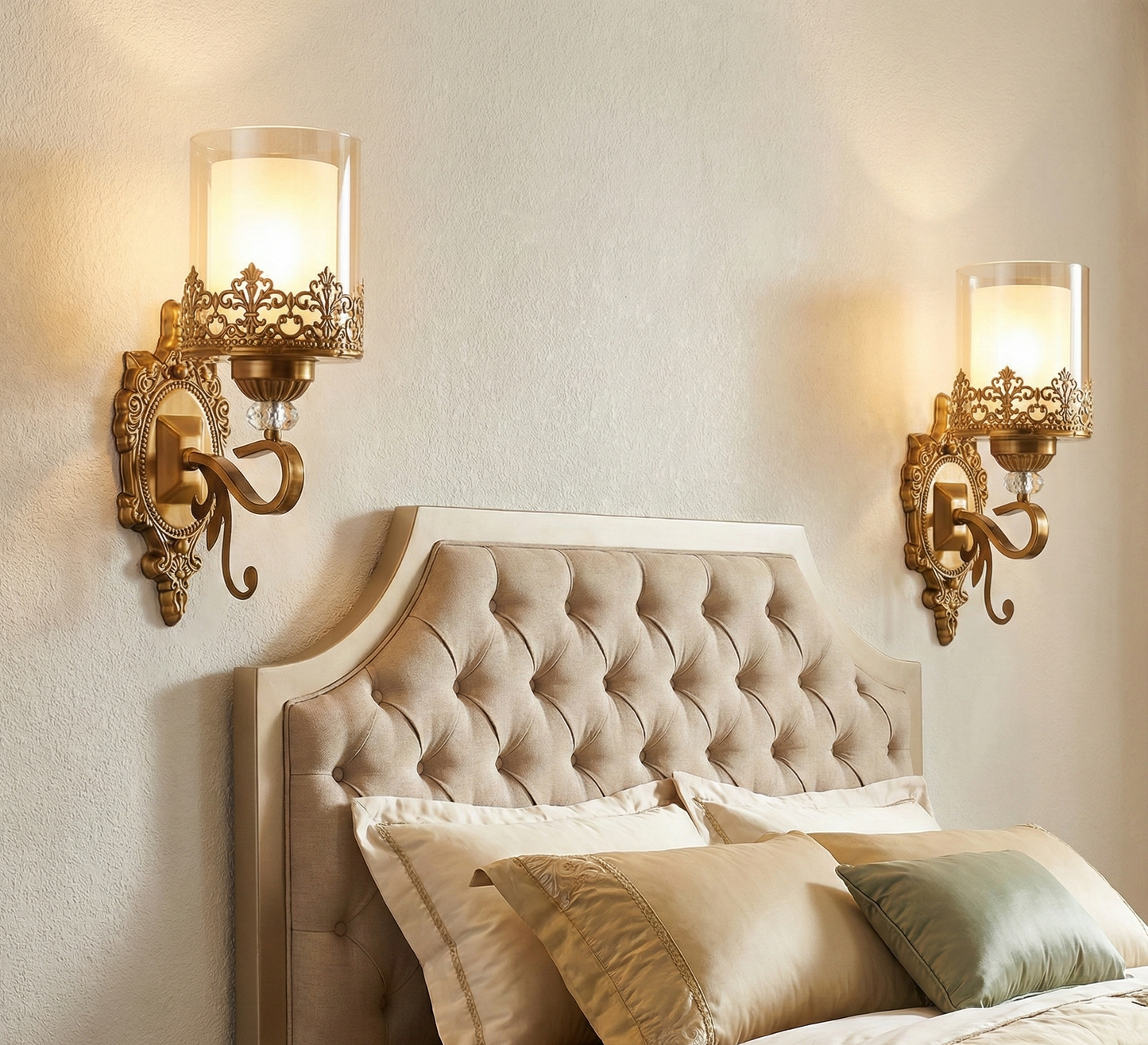 B&B Antique Style Wall Sconce Lamp (Pack of 2) - Bliss and Birch