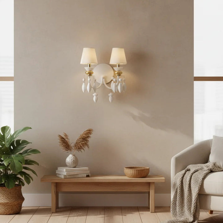 B&B Celeste Classic Dual Arm Wall Light | Bliss and Birch - Bliss and Birch