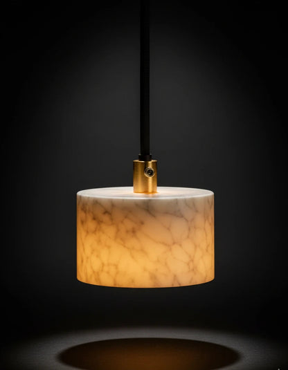 B&B Marble Aura Round Pendant Light