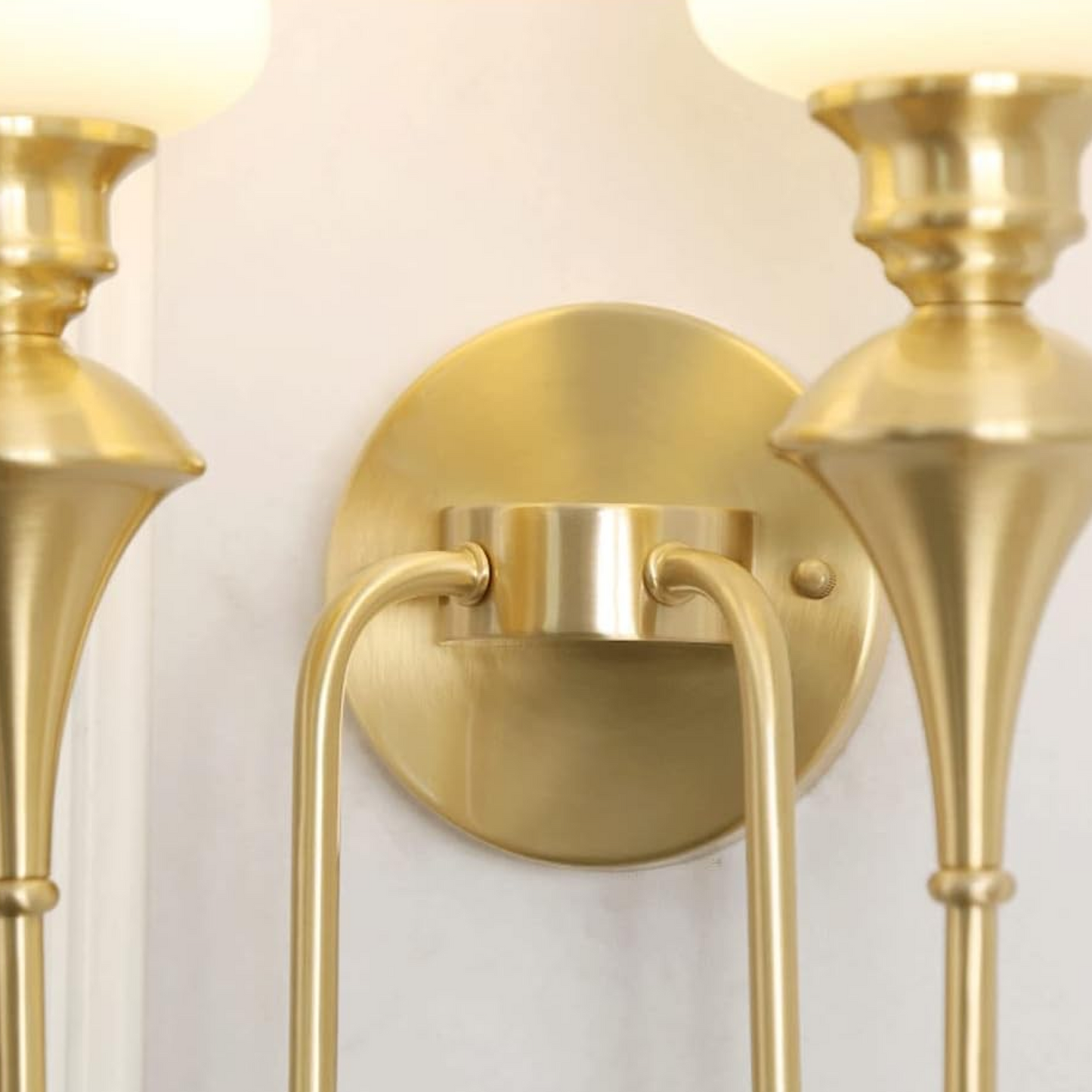 B&B Glass Wall Sconce Light Traditonal