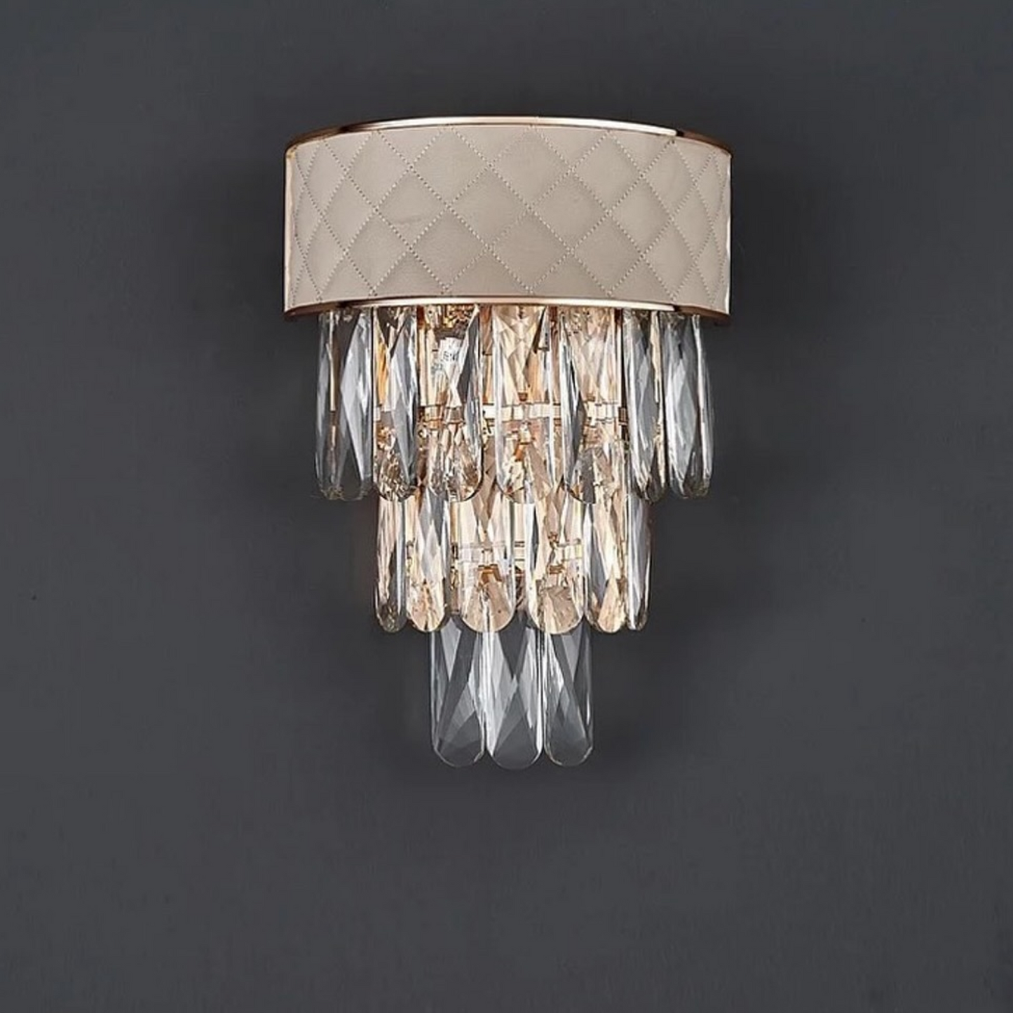 B&B Glimmer Veil Rose Gold Wall Light