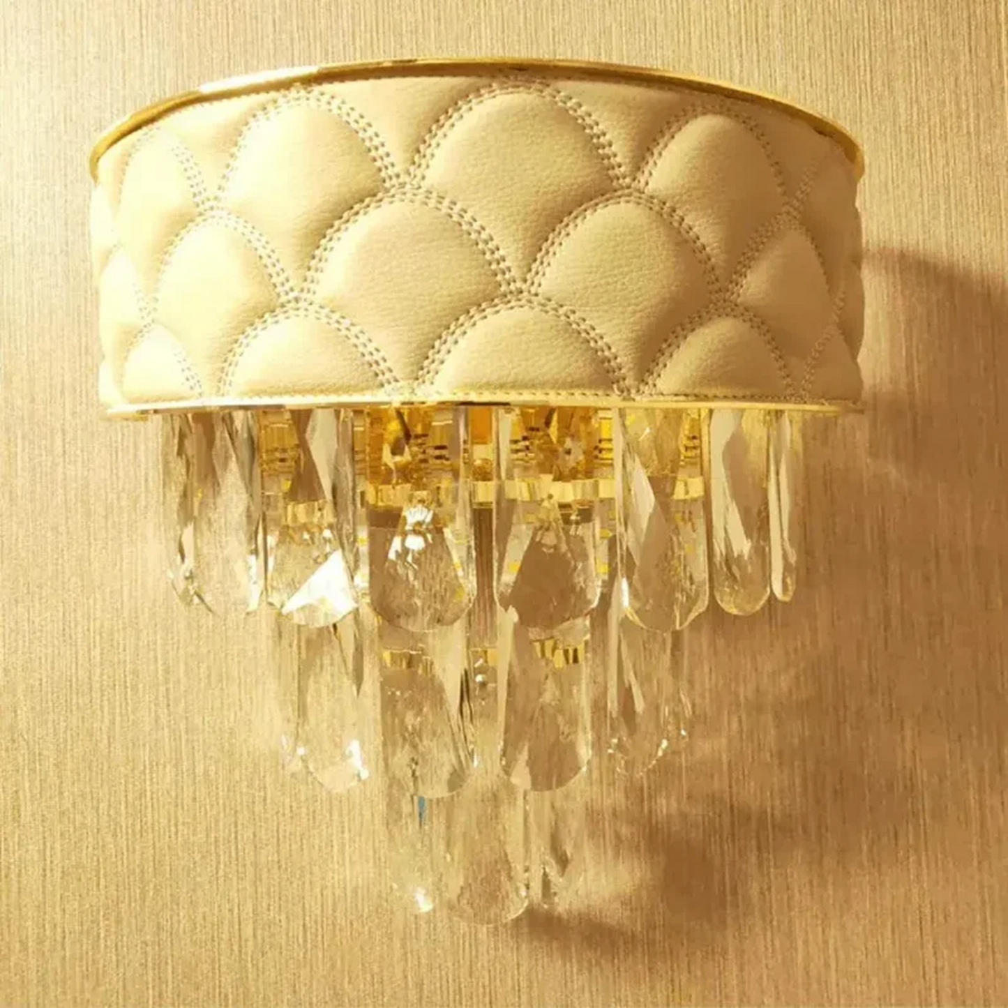 B&B Glimmer Veil Rose Gold Wall Light