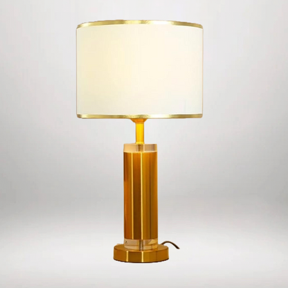 B&B Gold Classic Oval Fabric Table Lamp - Bliss and Birch