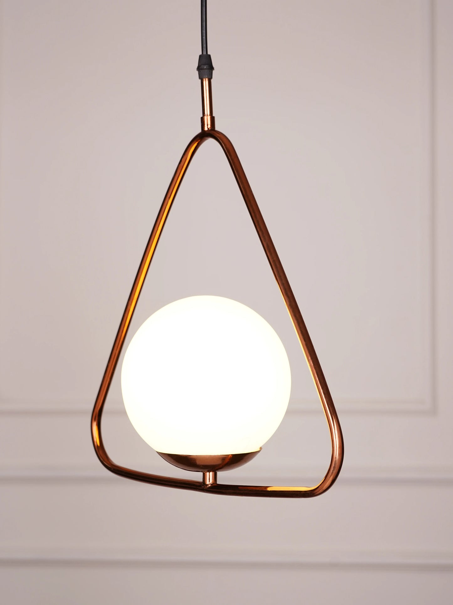 B&B Globe in Triangle Shape Hanging Light (Pack of 2)