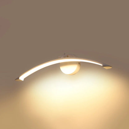 B&B Contemporary Curved LED Wall Light - Bliss and Birch