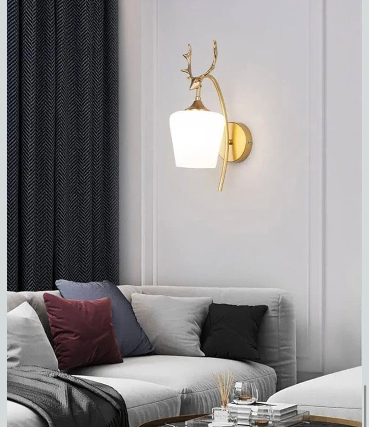 B&B Nordic Antler Wall Lamp (Pack of 2)
